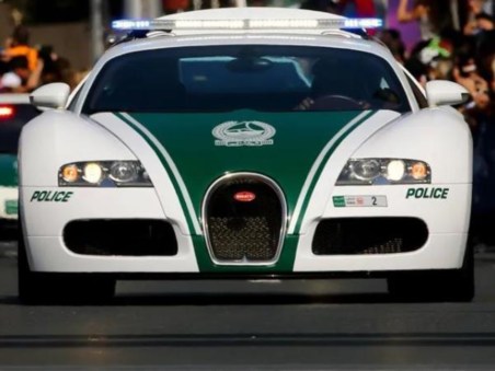 A Unidade De Carros Especiais Da Polícia De Dubai