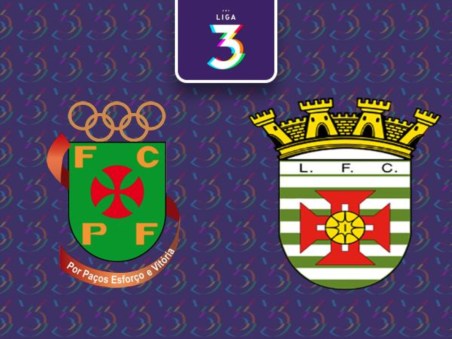 Liga 3 Placard - Paços de Ferreira x Leça